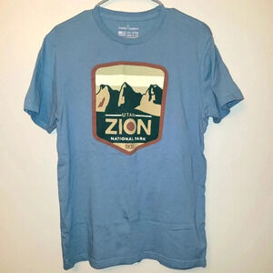 General Standard Utah ZION National Park 1909 Blue Men's Med. USA MADE LOT C8